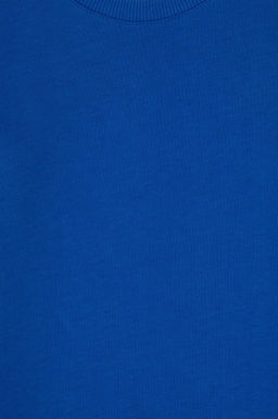 Erkek _ocuk Mavi Basic Bisiklet Yaka Sweatshirt - U.s. polo assn фото 4