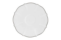 Пара чайная, 1 перс, 2 пр, 250 мл, фарфор F, белая, с серебристым кантом, Lotus silver - Anna lafarg emily фото 3