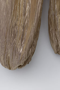 METALLIC SAROUEL TROUSERS - Zara фото 4