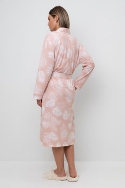 Е 50005/24/дымчатая роза,листья пальмы халат жен