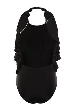 TRENDYOLMILLA Siyah Halter Yaka F?rf?rl? Regular Mayo TBESS20MA0297 фото 6