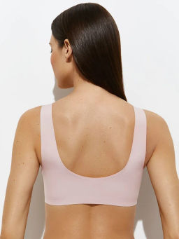 OmD 1142B Invisible Майка Топ женская (кроп-топ на широких бретелях с вкладышами), PA - caramello - Omsa фото 17