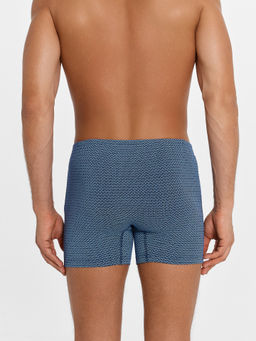 Цена за 2 штуки! Трусы мужские боксеры темно-синие с принтом кубы - Mark formelle фото 4