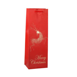 Цена за 12 шт. Пакет подарочный 12х35х9 Новый год/ 362-19 /уп 12/960/под бутылку - Галеонтрейд фото 3