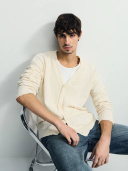 Вязаный кардиган из хлопка / Zarina