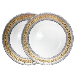 41470 GIPFEL Набор тарелок суповых HERMES 20 см, 2 шт. Цвет: белый. Материал: костяной фарфор.