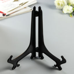 Цена за 4 шт. Подставка для тарелок Ana, d=25-30 см, чёрная, 25 см