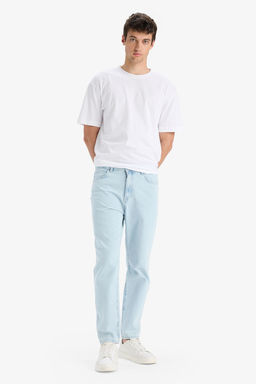 %100 Pamuk Slim Fit Y_ksek bel Dar pa_a Jean Pantolon - Defacto фото 2