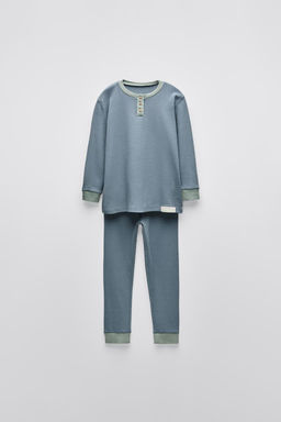 6-14 YEARS/ PLAIN HENLEY PYJAMAS - Zara фото 9