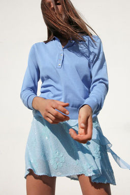KNIT POLO SHIRT WITH BUTTONS