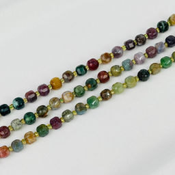 Бусины для украшений из Мохового агата (40 бусин) 37 см