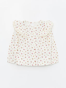 Bebe Yaka Uzun Kollu ?i?ek Desenli K?z Bebek G?mlek - Waikiki фото 3