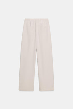 WIDE-LEG TROUSERS WITH ELASTIC WAISTBAND - Zara фото 9
