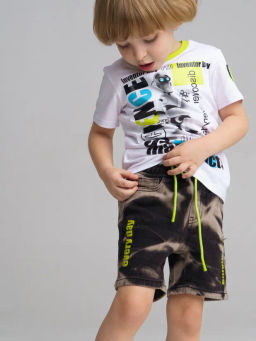 PlayToday / Шорты текстильные джинсовые для мальчиков  фото 2