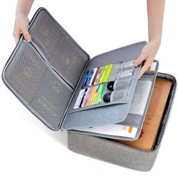 Органайзер для документов А4 (2 вставки) Серый