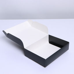 Цена за 2 шт. Коробка подарочная складная, упаковка, «Чёрная», 21×15×5 см