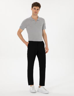 Lacivert Slim Fit Kanvas Pantolon - Cacharel фото 3