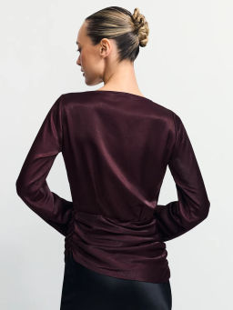 Асимметричная блуза из вискозы / Zarina