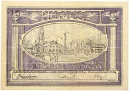 Банкнота 10 геллеров 1920 года Австрия  община Трайзен (Нотгельд)