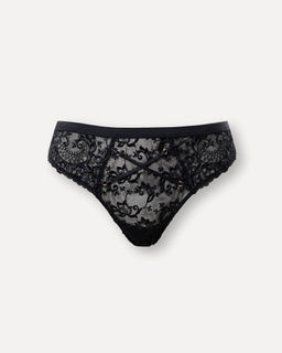 Кружевные трусы-стринги со шнуровкой - Deseo фото 3