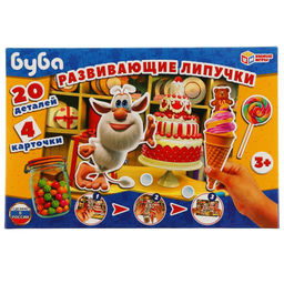 Игра на липучках "Буба" 4 игр. поля, 20 элем. (ш/к2030, 308451)