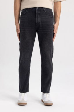 90s Slim Dar Kal?p Yuksek Bel Dar Paca Jean Pantolon