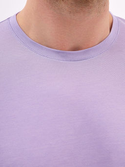 Футболка мужская короткий рукав GREG G145-PO4T-LT1359-3 (сиреневый)