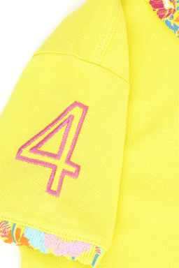 Неоново-желтая базовая футболка для девочек - U.s. polo assn фото 8