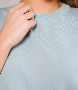 Футболка #ОКТ185001, ментоловый - Dommod фото 5