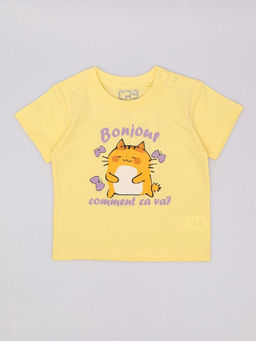 CRB wear / CSBG 64031-30-434 Футболка для девочки,желтый/Ex.Cherubino