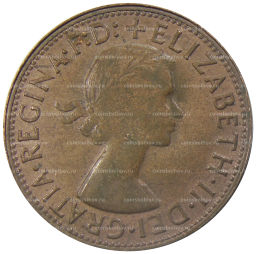 Монета 1 пенни 1964 года Австралия