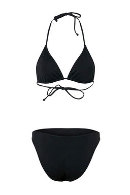 Siyah Ucgen Kapl? Dusuk Bel High Leg Basic Bikini Tak?m? TBESS26BT00083 - Trendyolmilla фото 2