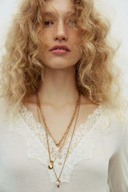 Top con ribete de encaje - H&m фото 5