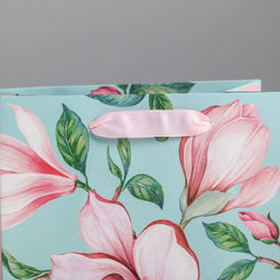 Цена за 2 шт. Пакет подарочный ламинированный, упаковка, «Магнолия», MS 18×23×10 см