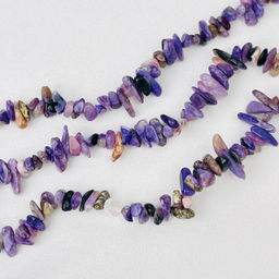 Бусины для украшений из Чароита крошка 80 см