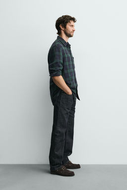 TEXTURED CHECK SHIRT - Zara фото 4