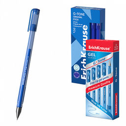 Цена за 12 шт. Ручка гелевая ErichKrause G-Tone Stick Original 0.5, цвет чернил зеленый (в коробке по 12 шт.)