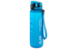 Бутылка для воды 1000 мл 7,8*7,8*28,5 см "Style Matte" с углубл д/п аквамар-морская волна мотивацион