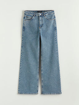 Wideleg Kad?n Jean Pantolon