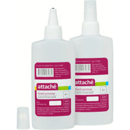 Клей канцелярский Attache 85 мл, синтетический, металлический роллер  фото 2