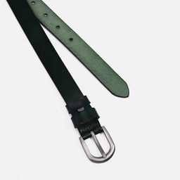 Ремень женский, ширина 2,5 см, винт, пряжка металл, цвет зелёный - Simaland фото 2