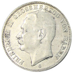3 марки 1910 года G Германия (Баден)