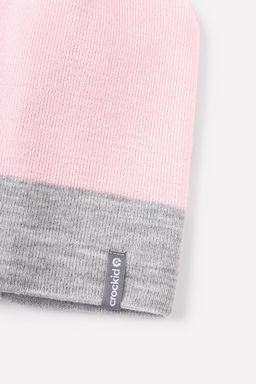 КВ 20177/21ш/светлая астра,св.серый меланж шапка дет