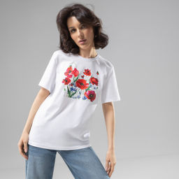 Футболка прямого кроя Великолепна уже утром - Charutti фото 4