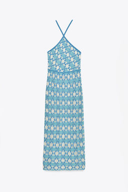 KNIT HALTER DRESS - Zara фото 10