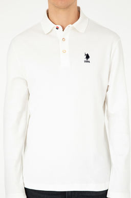 Мужской базовый свитшот цвета экрю - U.s. polo assn фото 6
