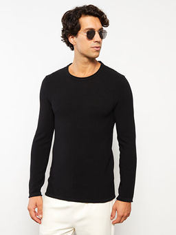 Bisiklet Yaka Erkek Triko Kazak