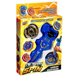 Боевой волчок ULTRA SPIN, волчок, устройство для запуска с хватом, цвет МИКС - Woow toys фото 12