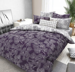 Санса Постельное белье из Поплина 2 спальный с евро простыней