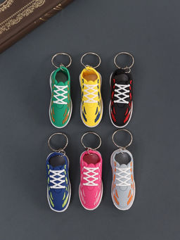 Цена за 12 шт. Брелок резина "Кроссовок с огнём" МИКС 3,3х2,8х7,5 см